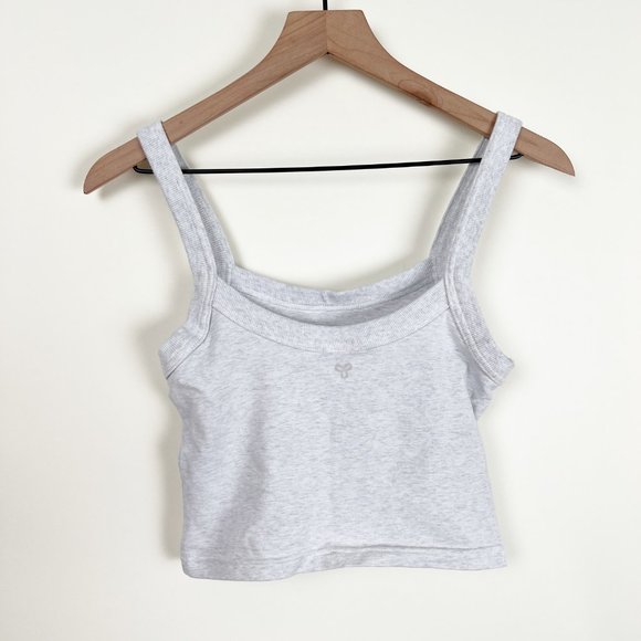 Aritzia TNA Hold-It Sutton Crop Tank Top Scoop Neck Vintage Wash Cropped 90s Y2K - Picture 6 of 8